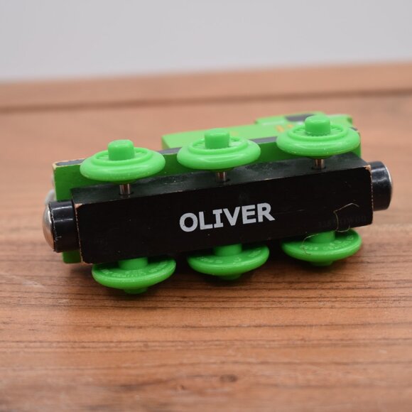 Oliver GWR 11 - Thomas & Friends Wooden Railway Engine Train Vintage 2003 - Picture 6 of 6